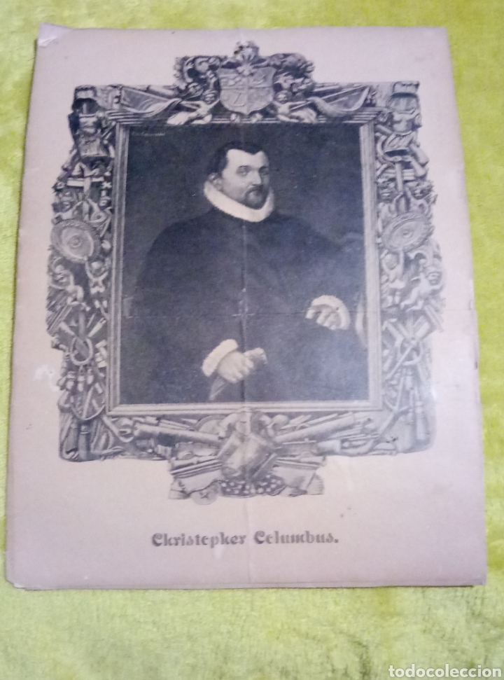 Arte: Grabado Christopher Columbia Crist&oacute;bal Col&oacute;n - Foto 3