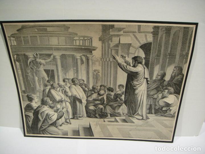 Arte: san pablo predicando en atenas - Foto 1