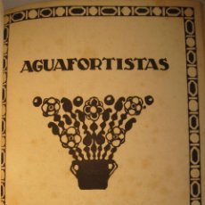 Arte: AGUAFORTISTAS. MANUEL ABRIL. RICARDO BAROJA. BIBLIOTECA ESTRELLA. MADRID, HACIA 1920. Lote 229835880