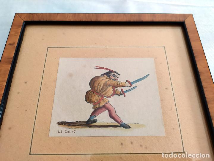 Arte: Grabado Jacques Callot - Duelista - Foto 3