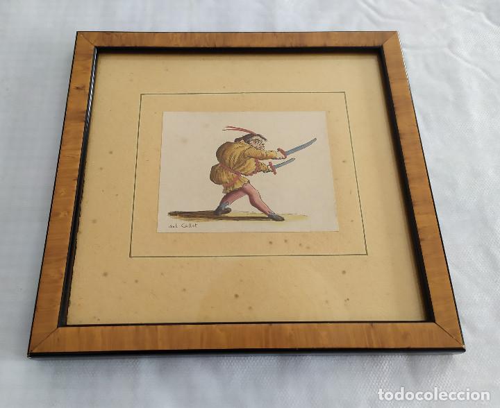 Arte: Grabado Jacques Callot - Duelista - Foto 4