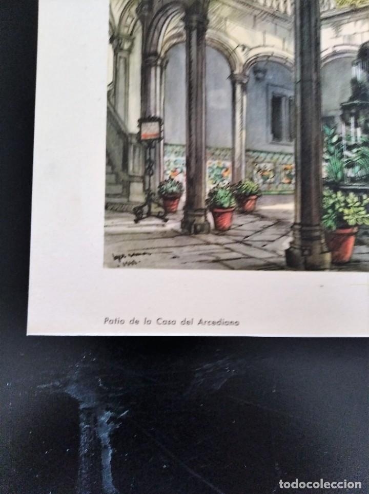 Arte: Grabado - Patio de la Casa del Arcediano - Foto 3