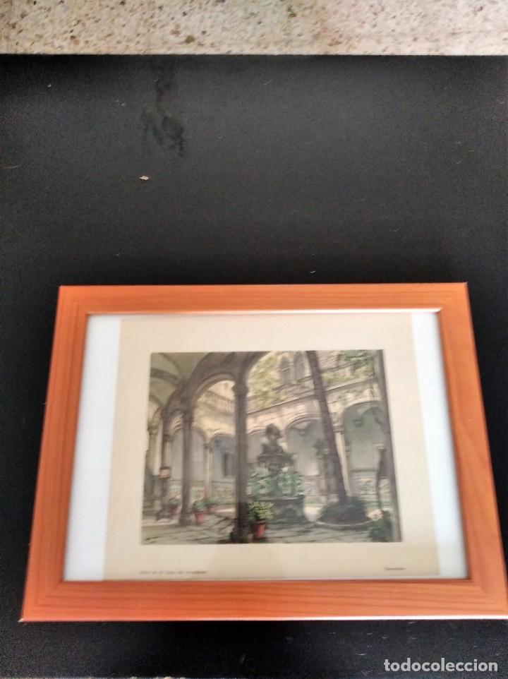 Arte: Grabado - Patio de la Casa del Arcediano - Foto 1