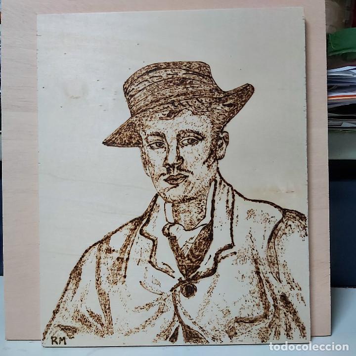 Arte: Pirograbado. Armand Roulin. - Foto 1