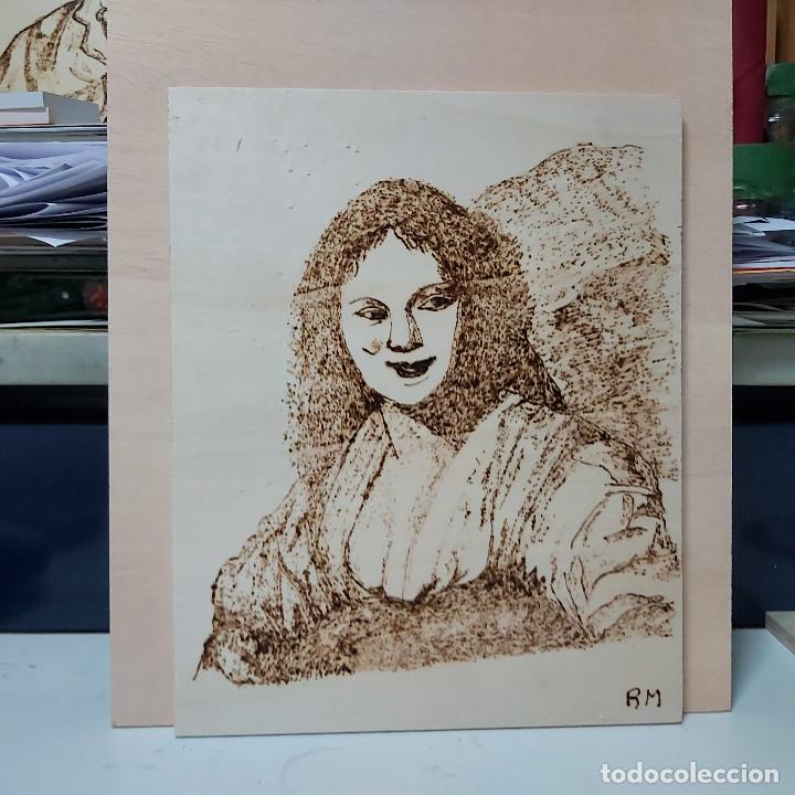 Arte: Pirograbado. Gitana. - Foto 1