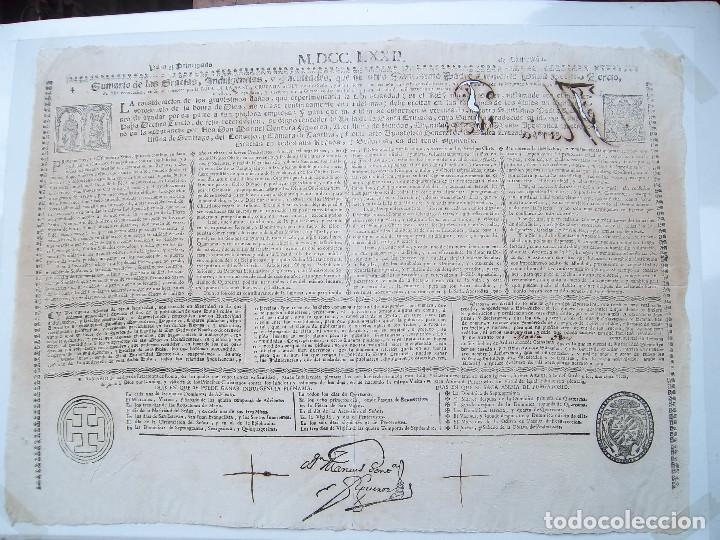 Arte: INDULGENCIAS RELIGIOSAS MDCCLXXII ( 1772 ) - Foto 1