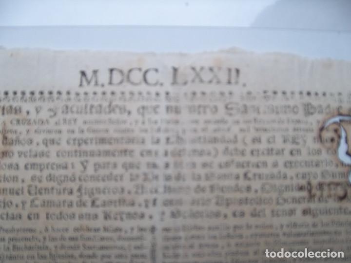 Arte: INDULGENCIAS RELIGIOSAS MDCCLXXII ( 1772 ) - Foto 2