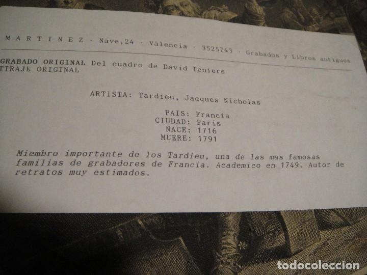 Arte: le medecin empyrique - grabado de jacques tardieu - Foto 4