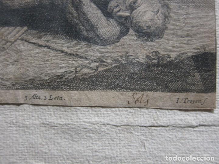 Arte: Eros y Pan, after Annibale Carracci (?) - Jan van Troyen - Foto 5