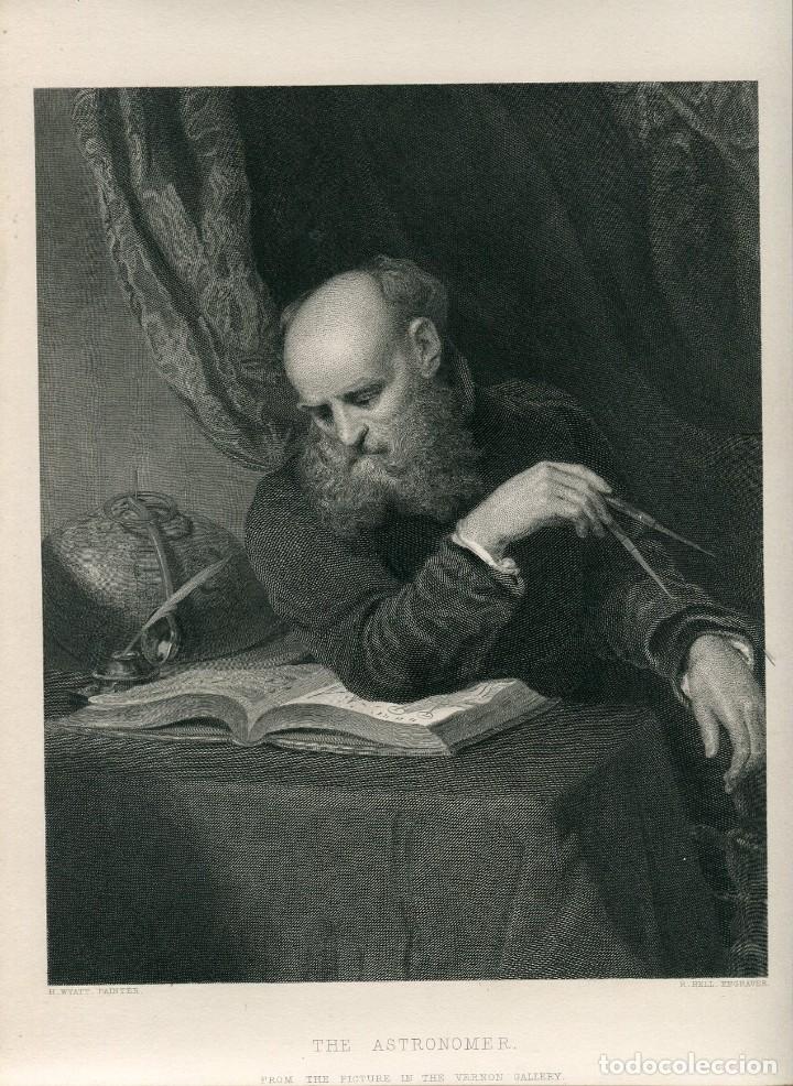 Arte: The Astronomer grabado por R. Bell de una obra de H. Wyatt