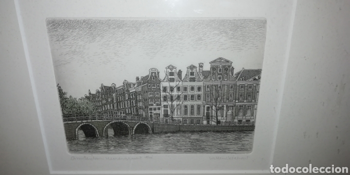 Art: Gravado, precioso canal Holand&eacute;s.