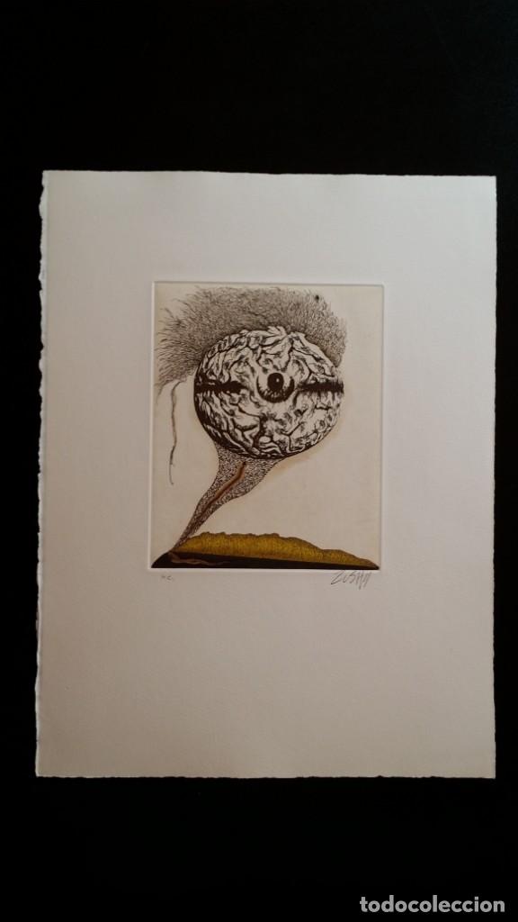 Arte: ZUSH, Mabrain, aguafuerte de 1994, - Foto 2