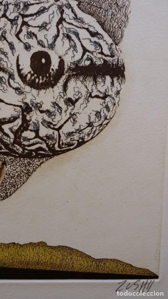 Arte: ZUSH, Mabrain, aguafuerte de 1994, - Foto 7