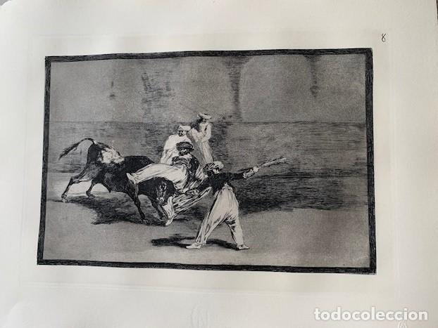 Art: Grabado n&ordm; 8 de la Tauromaquia. Cogida de un moro estando en la plaza