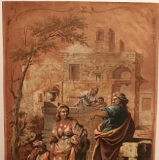 Arte: ABRAHAM Y AGAR POR GIUSEPPE ZOCCHI (1716-67)
