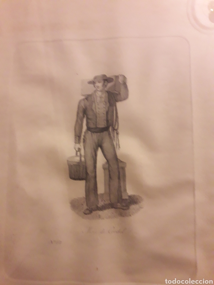 Arte: Antiguo grabado, Mozo de Cordel - Foto 2