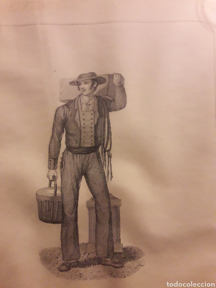 Arte: Antiguo grabado, Mozo de Cordel - Foto 3
