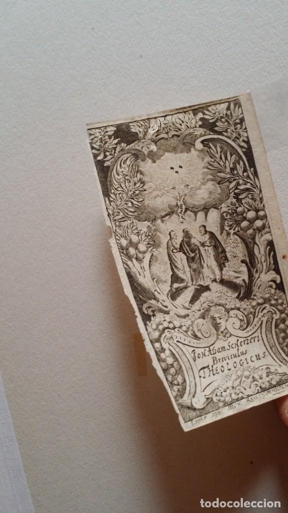 Arte: Abraham Scherzer, Breviculus theologicus, grabado de 1680 - Foto 5