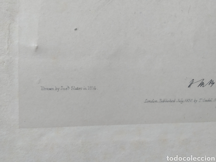 Arte: ANTIGUO GRABADO DE JOVEN INGLESA - Foto 6