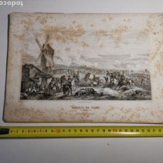 Arte: GRABADO BATALLA DE VALMY 1795, H. VERNET PINX. EUG. LAVILLE, SC IMP. F. CHARDON AINÉ. FRANCE FRANCIA
