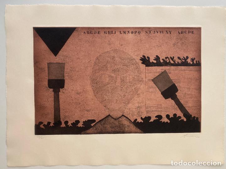 Arte: Daniel Argimon , grabado , brotxa , 1977 - Foto 1