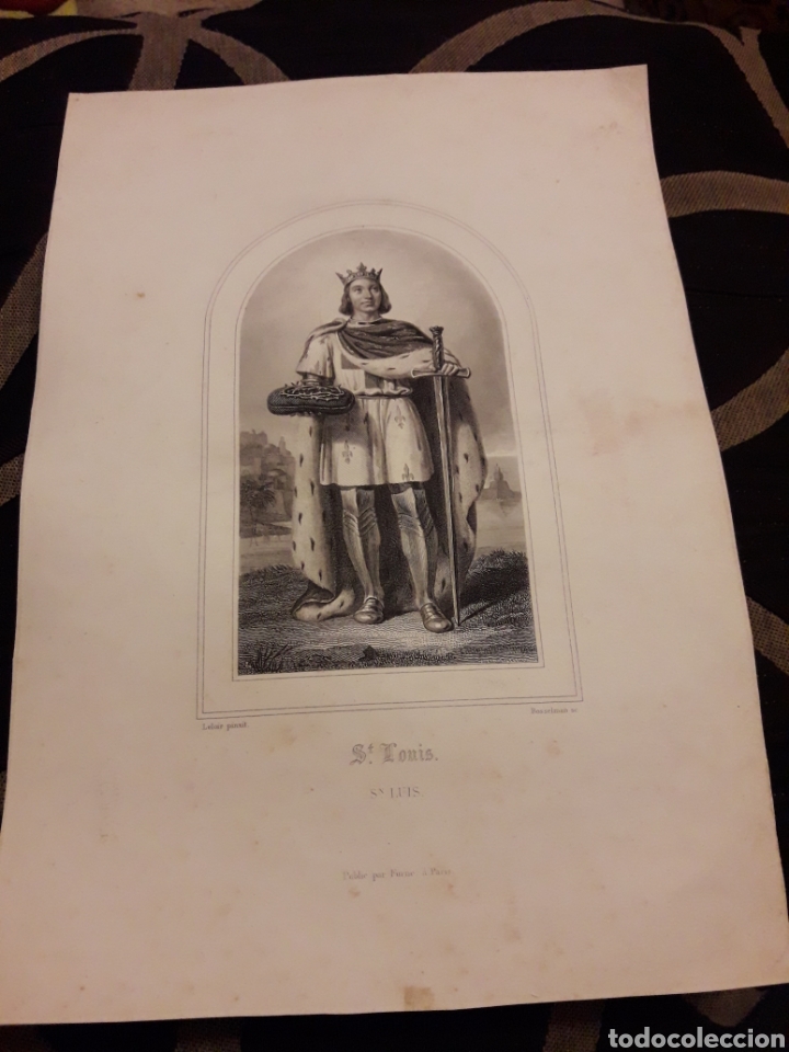 Arte: Antiguo grabado de San Luis - Foto 1