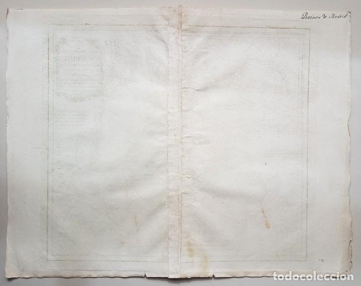 Arte: Mapa de la provincia de Madrid. Tom&aacute;s L&oacute;pez, 1773. - Foto 2