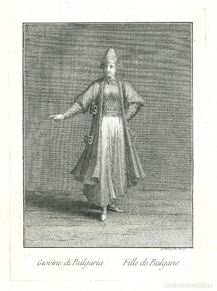 Arte: TEODORO VIERO - JOVEN DE BULGARIA - 1791 - Foto 1
