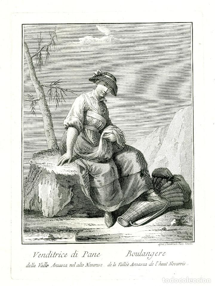 Arte: TEODORO VIERO - PANADERA - 1791 - Foto 1