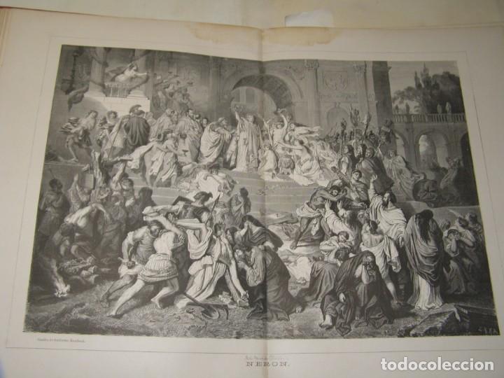 Arte: L&aacute;mina con grabado del a&ntilde;o 1883. Ner&oacute;n. - Foto 1