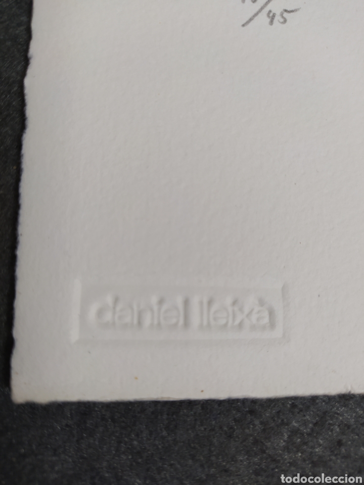 Arte: GRABADO DANIEL LLEIX&Agrave;, FIRMADO - Foto 3