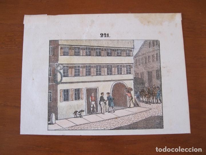 Arte: El hotelero, 1850. An&oacute;nimo - Foto 1