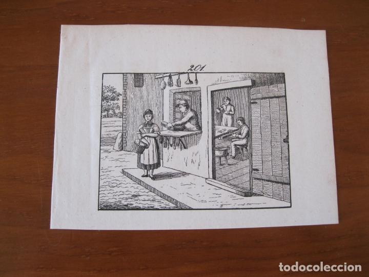Arte: La vendedor de cepillos, 1850. An&oacute;nimo - Foto 2