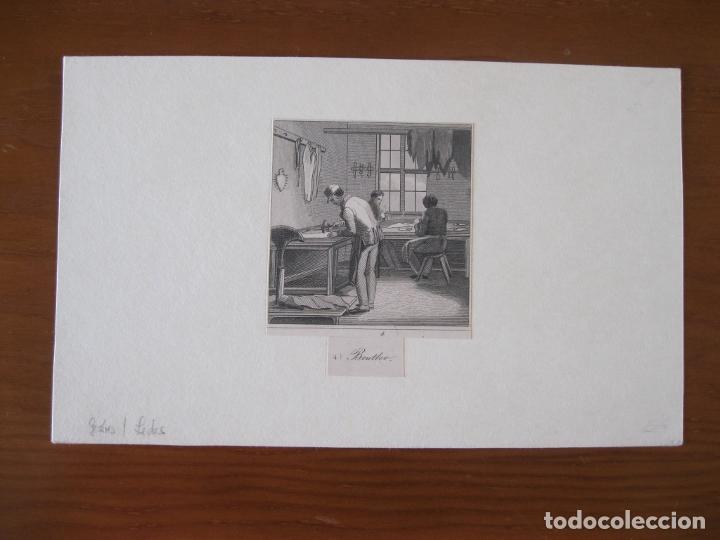 Arte: El fabricante de bolsas, 1870. An&oacute;nimo - Foto 2