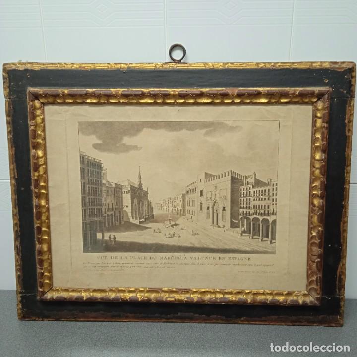 Arte: Grabado antiguo. Medida 48 x 35 cm - Foto 1