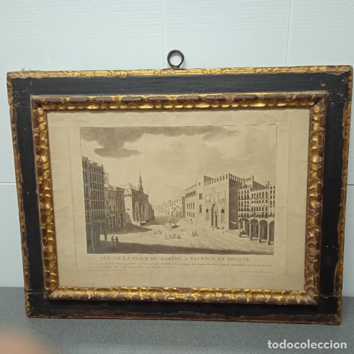 Arte: Grabado antiguo. Medida 48 x 35 cm - Foto 2