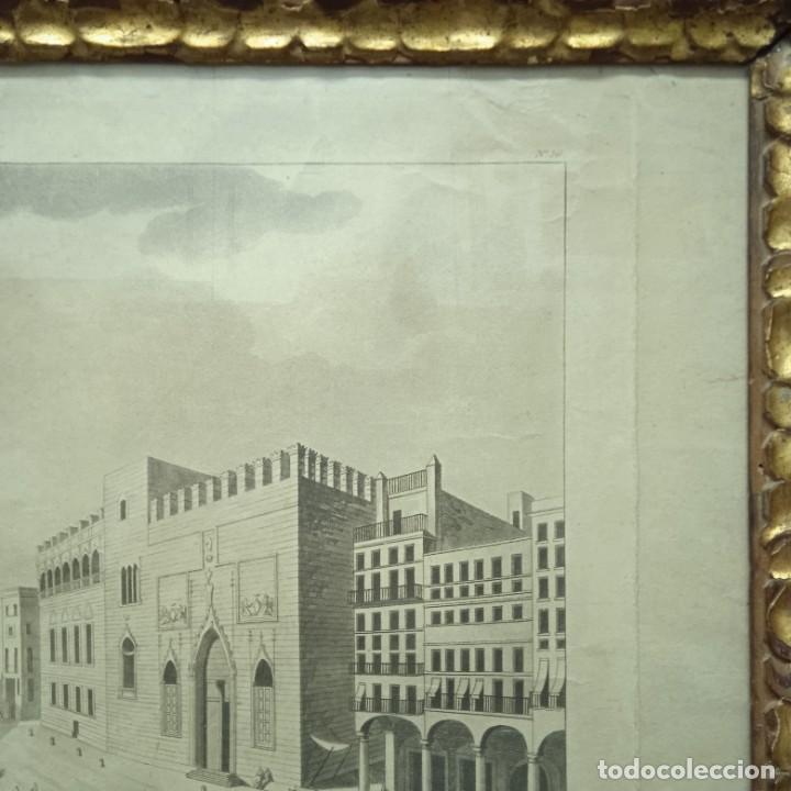 Arte: Grabado antiguo. Medida 48 x 35 cm - Foto 4