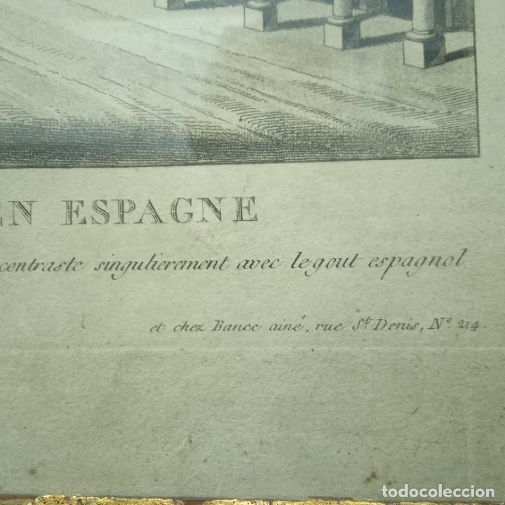 Arte: Grabado antiguo. Medida 48 x 35 cm - Foto 12