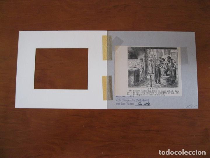 Arte: El herrero, 1850. An&oacute;nimo - Foto 5