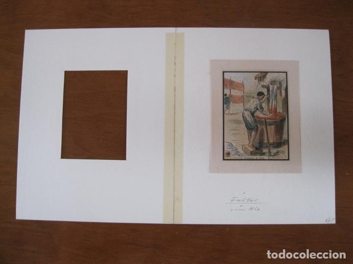 Arte: El tintorero, 1860. An&oacute;nimo - Foto 4