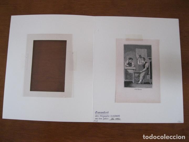 Arte: El batidor de oro, 1860. An&oacute;nimo - Foto 3