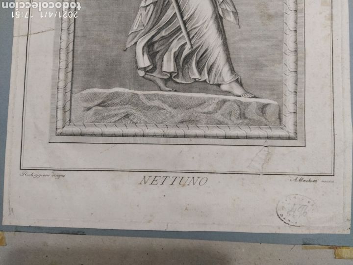 Arte: Grabado Dios Neptuno - Foto 4