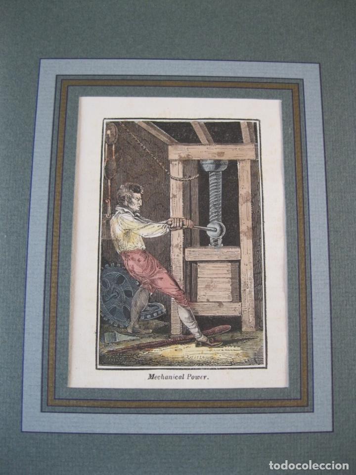 Arte: Potencia mec&aacute;nica, 1830. An&oacute;nimo - Foto 1