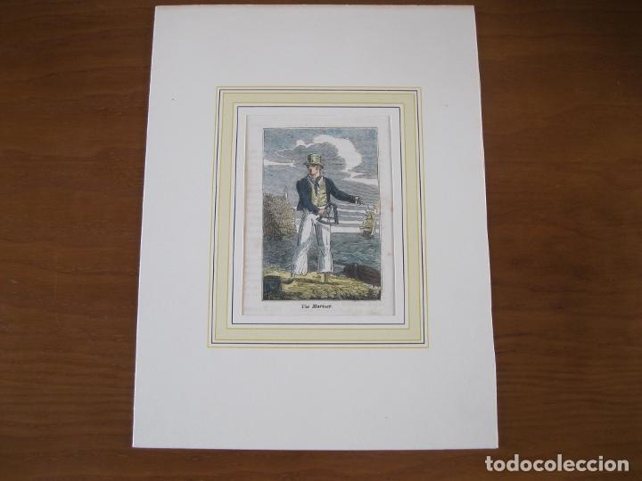 Arte: El marinero, 1830. An&oacute;nimo - Foto 2