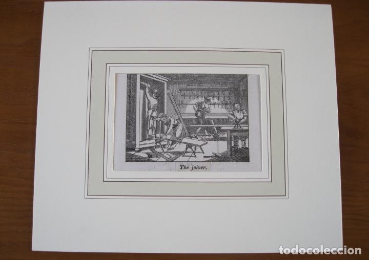 Arte: El taller de carpinter&iacute;a, 1838. An&oacute;nimo - Foto 2