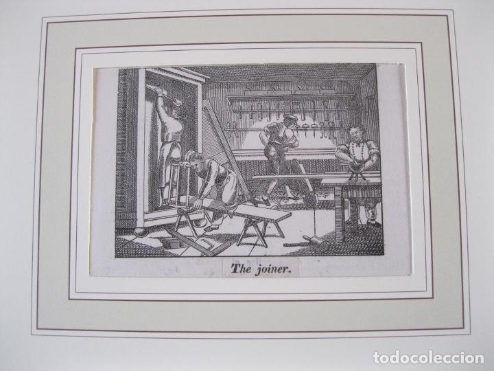Arte: El taller de carpinter&iacute;a, 1838. An&oacute;nimo - Foto 1