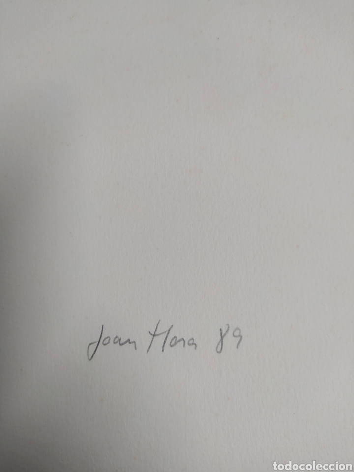Arte: JOAN MORA. GRABADO LITOGRAFIA ?? - Foto 4