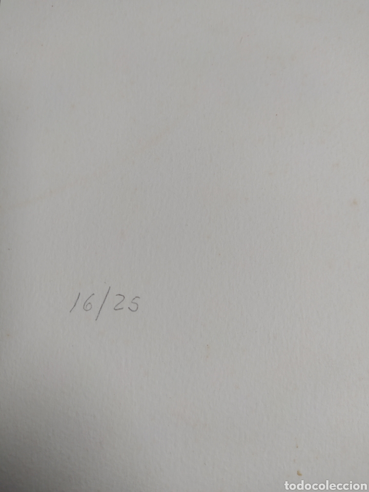 Arte: JOAN MORA. GRABADO LITOGRAFIA ?? - Foto 5