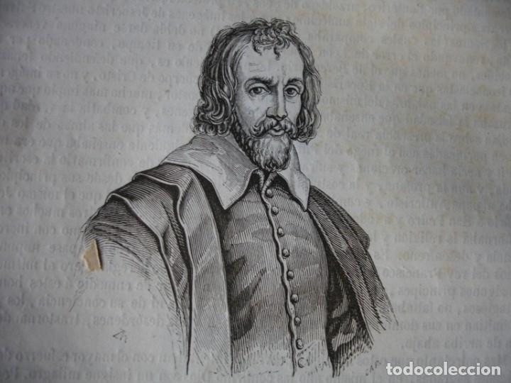 Arte: LUIS VIVES .GRABADO A&Ntilde;O 1849 - Foto 1