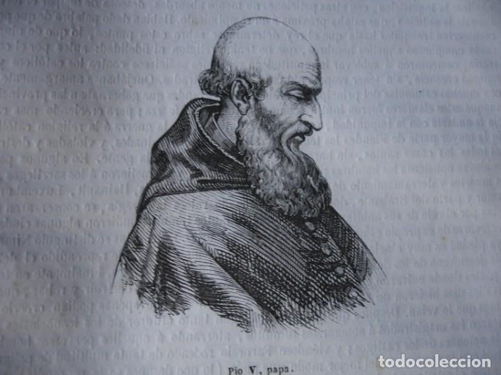 Arte: PIO V.GRABADO A&Ntilde;O 1849 - Foto 1